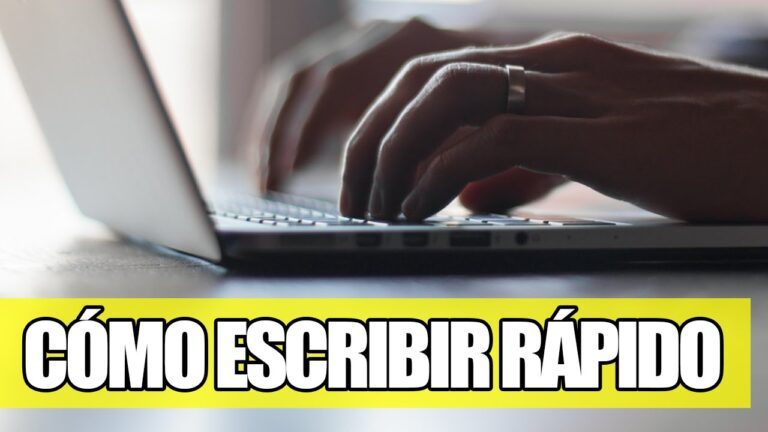 Domina el teclado: Practica para escribir rápido en español